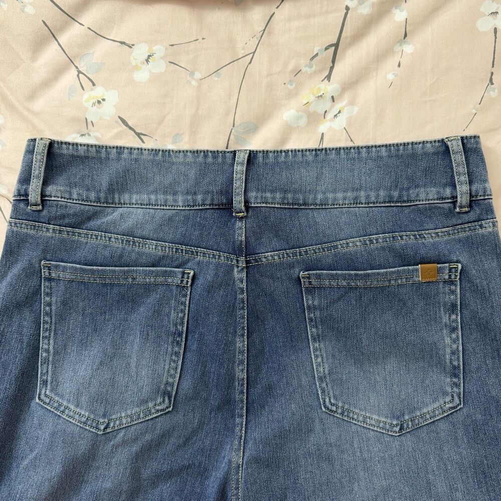 Halara Flex Jeans Womens XL Blue Skinny High Waisted Zipper Pockets Stretch NWT - Picture 5 of 9